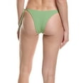 thumbnail image 2 of RVCA womens  Costa Crinkle Skimpy Tie Side Bottom, l, Green, 2 of 3