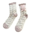 thumbnail image 2 of Harpily Ankle Socks for Women Winter Keep Warm Loose Comfortable Coral Velvet Socks Christmas Stockings for Colorful Holiday Gifts, 2 of 2