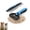 Blue+Comb, variant on Dematting Comb for Dogs and Cats, Double-Sided Pet Grooming Tool for Loose Hair, Tangles, Mats and Undercoat