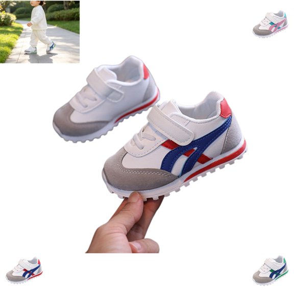 YOUYEDIAN Kids Shoes for Unisex Comfortable Versatile Slip On Round Toe Sneakers Soft Casual Retro Sport Shoes
