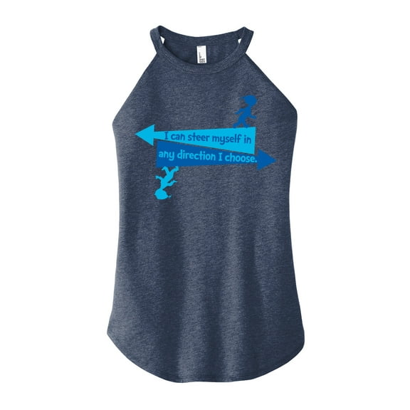 You Can Steer Yourself - Juniors High Neck Tank Top