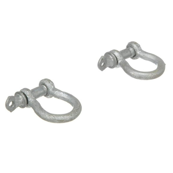 Seachoice 43051 Galvanized Anchor Shackle  1/4 Inch  1,100 Pounds Max Load  2 Pack