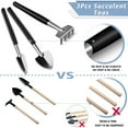 thumbnail image 3 of Succulent Tools, 13 Pcs Mini Garden Tool Set, Transplanting Tools Set,Succulent Care kit for Succulent Miniature Gardening Plant, Black, 3 of 5