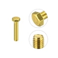 thumbnail image 4 of Unique Bargains Brass Hex Bolts, M6x30mm 5 Pack Fully Thread Grade 4.8 Machine Screws, 4 of 4
