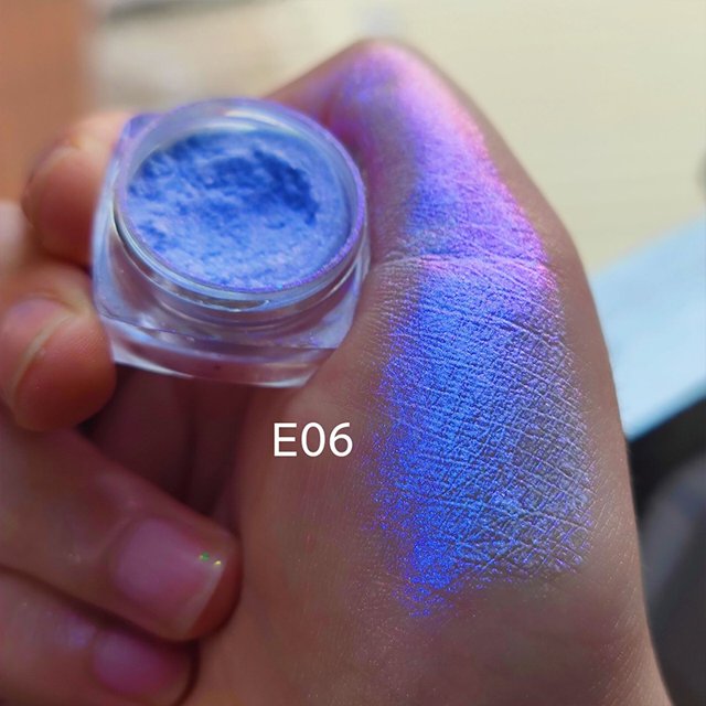 Sombra De Ojos En Polvo Camaleón Azul/Purple Laser Glitter Herramientas De Belleza Gao Jiahui unisex