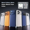 thumbnail image 6 of Phone Camera Lens Protector Compatible with iPhone 17 Pro Strong Adsorption 9H+ Tempered Glass Camera Screen Full Protective Cover Case Friendly, 6 of 6