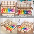 thumbnail image 3 of RENACLIPY 1Pcs Xylophone Percussion Toy for Children Wooden Material Square Shape, 3 of 7