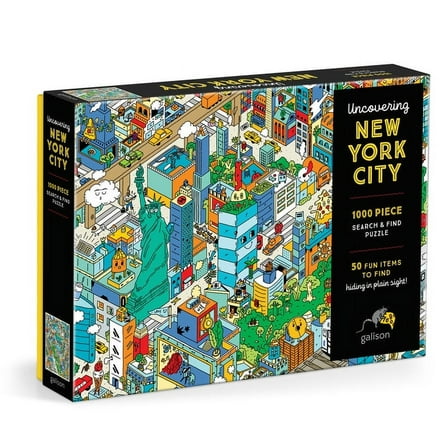 Uncovering New York City Search and Find 1000 Piece Puzzle (Jigsaw)
