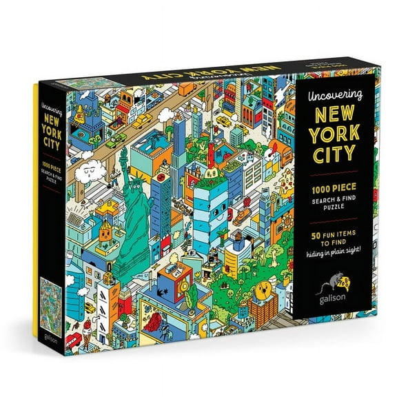 Uncovering New York City Search and Find 1000 Piece Puzzle (Jigsaw)