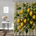 thumbnail image 2 of Awypu Lemon Summer Fruit Waterproof Shower Curtain for Bathroom Decoration White, 2 of 7