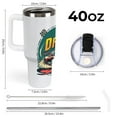 thumbnail image 2 of Wishtime Racing Stainless Steel Tumbler with Handle and Straw Lid for Water 40 oz for Car Reusable, 2 of 8
