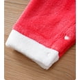 thumbnail image 5 of WIBACKER My First Christmas Baby Boy Girl Santa Claus Costume Velvet Long Sleeve Romper with Hat Xmas Party Cosplay Set, 5 of 9