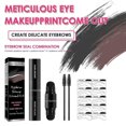 thumbnail image 4 of Eyebrow Stamp Stencil Kit Natural Hairline Powder 1 * Eyebrow Print / 2 * Eyebrow Brush /, 4 of 5