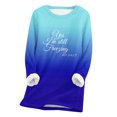 thumbnail image 2 of DPTALR Women's Large Loose Raglan Top Thickened And Velvet Lamb Wool Warm Underlay, 2 of 3