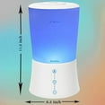 thumbnail image 4 of BlueHills 2000 ml Premium Humidifier with Essential Oil Diffuser Extra Large Capacity - White -S1, 4 of 11