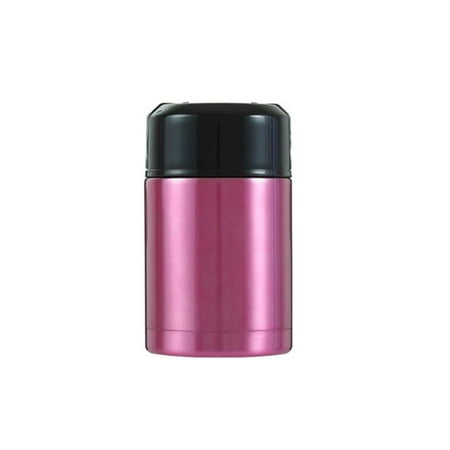 

800 ml Thermos Stainless Steel Food Flask Kids School Lunch Box（rose Red）