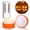 Pumpkin+Round, variant on Spencer 2 Pack Halloween Pumpkin Lights with Remote/Timer Battery Operated Jack-O-Lantern Flameless LED Candles Lights for Fall Halloween Decorations