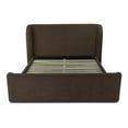 thumbnail image 3 of King Bed Modern Design, Wooden Platform Bed with Storage, Upholstered Canopy Bed Frame for Bedroom, 3 of 6