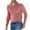 Pink, variant on Otvok Mens Wool Sweater Stand Up Collar Solid Long Sleeve Knitted Pullovers