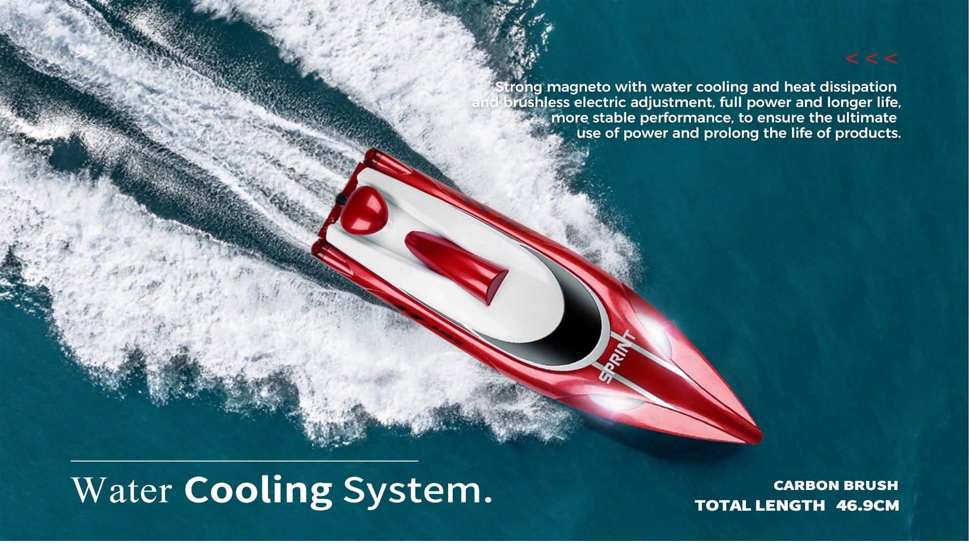 RC Boat, WLtoys WL918 Remote Control Boat, 22MPH High Speed RC Racing Boat for Pools or Lakes, 2.4GHz Remote Control Boats