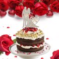 thumbnail image 4 of Maoww Mr. and Mrs. Love Wedding Cake Plaque Wedding Diamond, 4 of 9