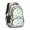 Colorful Dinosaurs Pattern, variant on Dinosaur and Palm Lightblue Pattern Cute School Backpack Bag with Padded Back and Adjustable Shoulder Straps 16.9 X 12.6 X 5.9 Inches