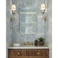 thumbnail image 3 of Katherine Mini 22 in. W x 28 in. H Arch Top Frameless Wall Mount Bathroom Vanity Mirror with Polished Edge, 3 of 4