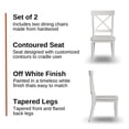 thumbnail image 3 of Homestyles Warwick Off White Dining Chairs - Set of 2 Chairs, 3 of 9