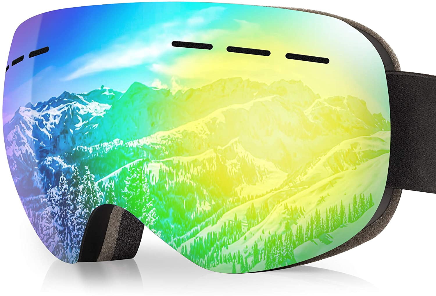 ski goggle style sunglasses