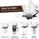thumbnail image 2 of Pour Over Coffee Dripper Filtro de Café para 1-4 Tazas Cafetera Reutilizable Cono de Café de Vidrio Resistente Al, 2 of 6
