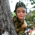 thumbnail image 4 of Resin Fairy Tree Hugger Face Outdoor Funny Outdoor Tree Trunk for Yard Garden Patio & Housewarming, 4 of 8