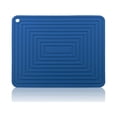 thumbnail image 4 of Table Mat Heat Resistant Silicone Wave Kitchen Pot Placemat Holder Reusable Hanging Cushion Bowl Cup Dining Room Desktop Pad Blue, 4 of 9