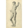 thumbnail image 3 of Gustav Klimt 10x14 Black Modern Framed Museum Art Print Titled - Male Academy, 3 of 5