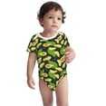 thumbnail image 2 of Yiaed Fresh Avocado Print Infant Climbing Short Sleeve Onesie One-Piece Baby Bodysuit Clothes 0-12 Months -2 Years, 2 of 6