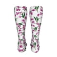 thumbnail image 6 of Naloa Orchids Flowers High Stockings Women Thigh High Stockings Over Knee Long Stockings-One Size, 6 of 8