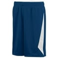 thumbnail image 2 of Augusta S Youth Slam Dunk Shorts Navy/White 1176, 2 of 2