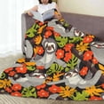 thumbnail image 6 of Pofeuu Sloth on the Branch Print Ultra-Soft Micro Fleece Blanket,for Bed Or Sofa,All Season Throw Blankets Flannel Blanket-80"x60", 6 of 7