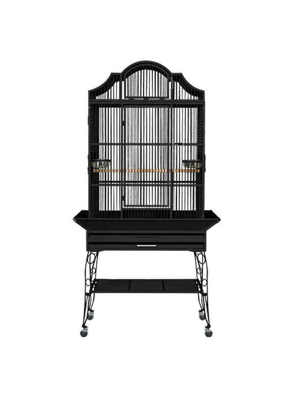 King's Cages European Style Color: Black Silver
