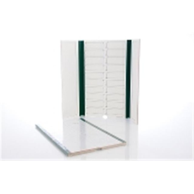 C and A Scientific MSL-27 20 Capacity Slide Folder, Dark Green