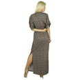 thumbnail image 5 of Bimba Women Bohemian Style Long Maxi Dress Rayon Gown With Side Slit, 5 of 5