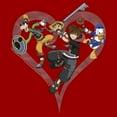 thumbnail image 2 of Men's Kingdom Hearts 3 Ready to Fight  Graphic Tee Red 2X Large, 2 of 5