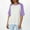 Purple, variant on SNKSDGM Easter Shirt Graphic Tees for Women Trendy Green Women's Short Sleeve T Shirt Round Neck Cute Waist Top Basic Style Loose Fit Trendy Shirt for Casual Wear Womens Tops Dressy Blouses Plus