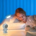 thumbnail image 5 of Astronaut LED Desk Lamp, USB Rechargeable Night Light with 360° Rotation and Eye Protection Soft Lighting, Decorative Bedside Lamp for Bedroom, Dorm, Office, Study and Childs Room, 5 of 7