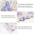 thumbnail image 5 of FORMRS Womens Scarf Winter Soft Long Big Warm Shawls Wrap Tassel Scarves, Pink Skates, 5 of 9