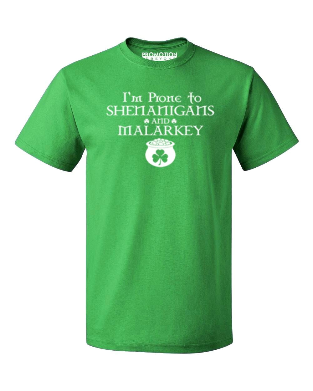 Green What on Earth Men's Shenanigator T-Shirt Tee Funny Shenanigans Shirt 