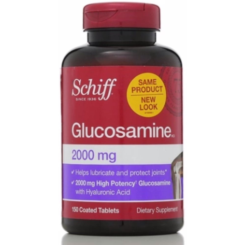 Schiff Glucosamine 2,000 mg Coated Tablets 150 ea (Pack of 6) Walmart