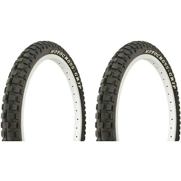 Bilot Tire Set. 2 Tires. Two Tires Duro 20" x 2.125" Motocross Raised Letter, Bike Tires, Tires, BMX Bike Tires, Cruiser Bike Tires
