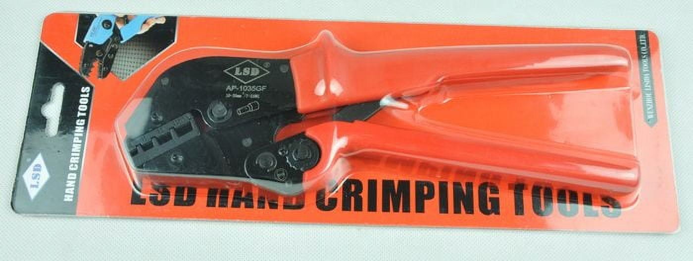 Terminal Crimping Plier for Cable Ferrules,cord End Crimping Tool 10-35mm² 8-2AWG Carbon Steel Plier ,Durability That Lasts