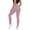 03# Pink, variant on HKYNLAG Leggings for Women High Waisted Yoga Pants Stretch Casual Fitness Workout Running Ankle Legging Wine S