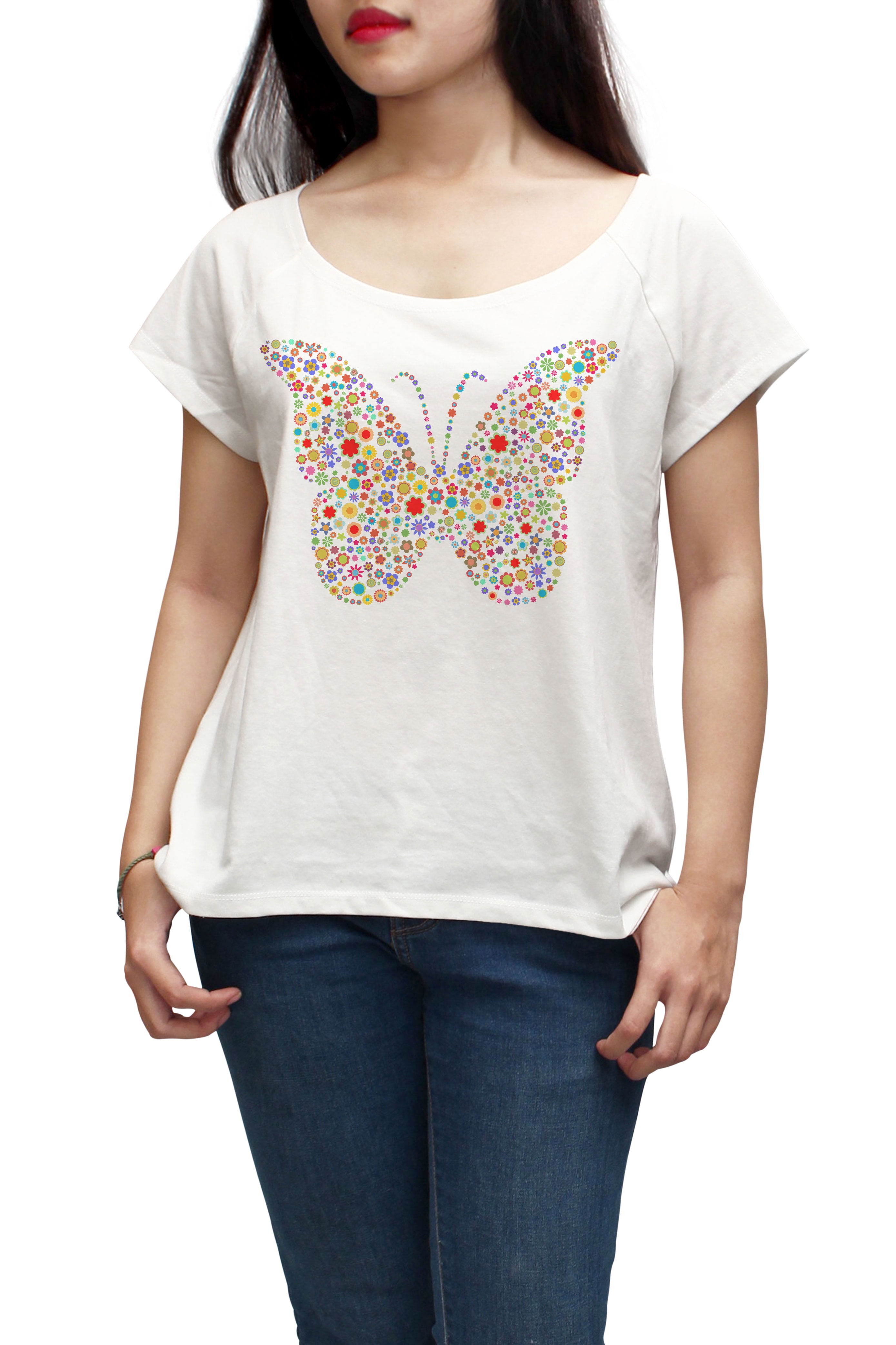 butterfly shirt plus size